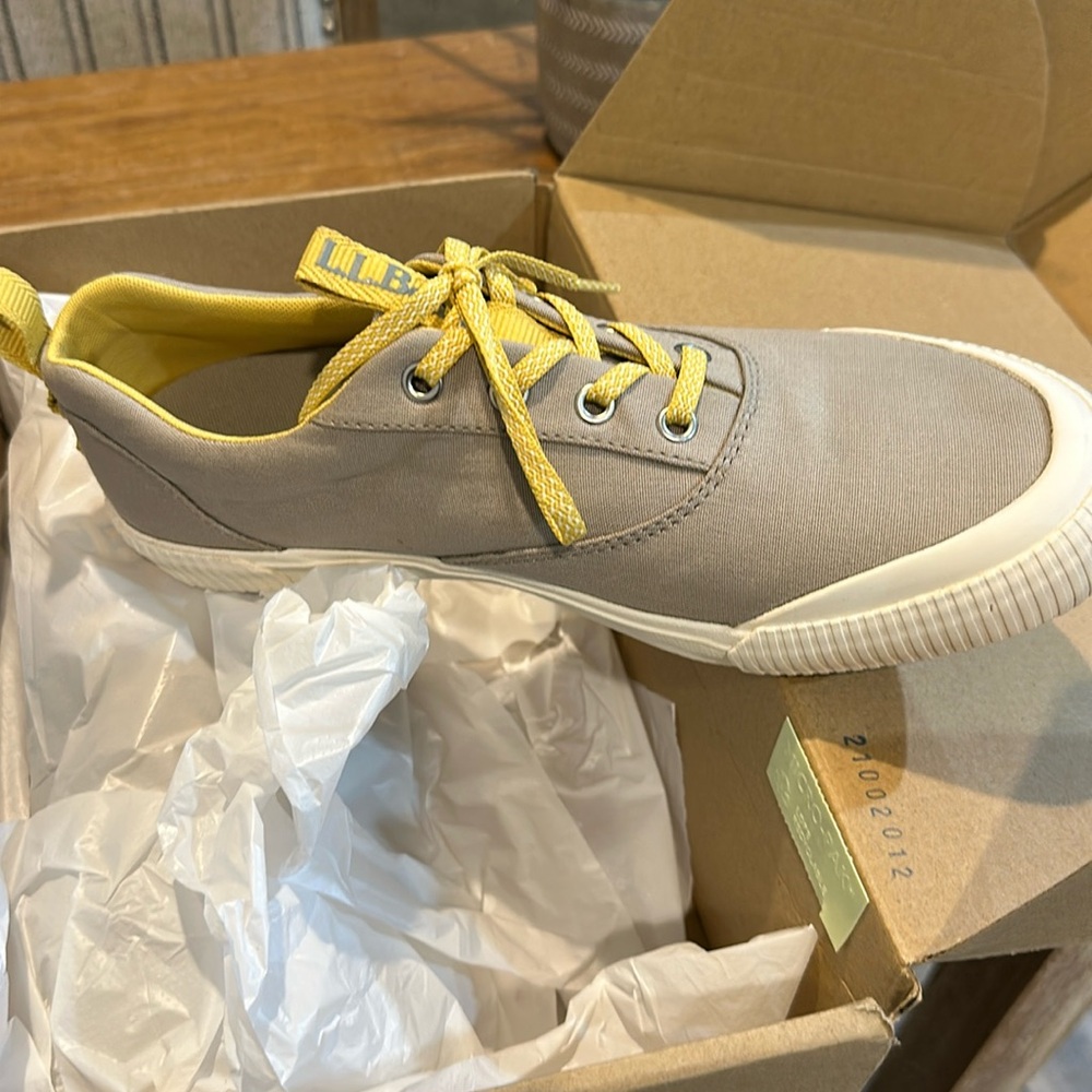LL Bean Women's Eco Woods Lace-Up Canvas Sneakers